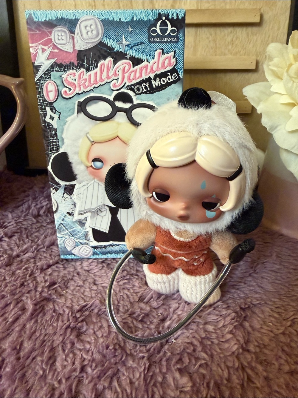 Skull Panda Plush Figure — OFF MODE - Rest Day